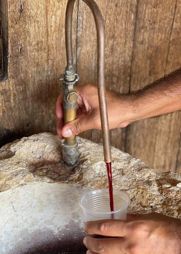 wine fountain in abruzzo