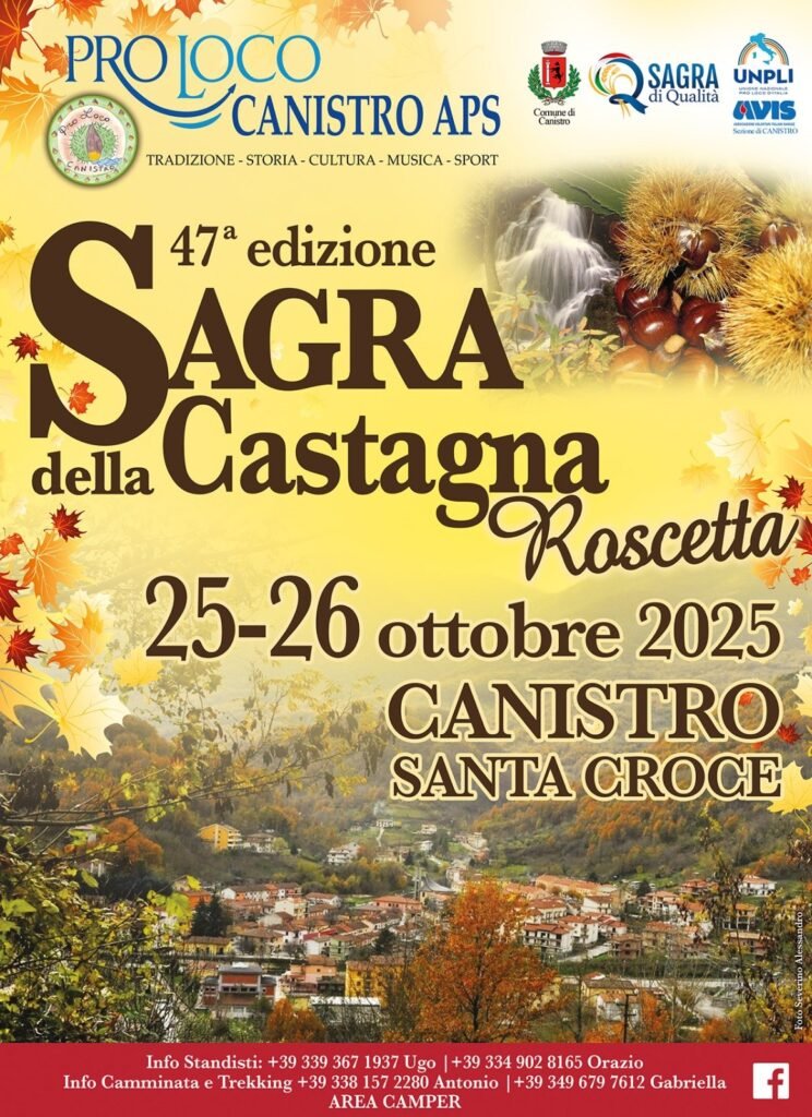 chestnut festivals in abruzzo