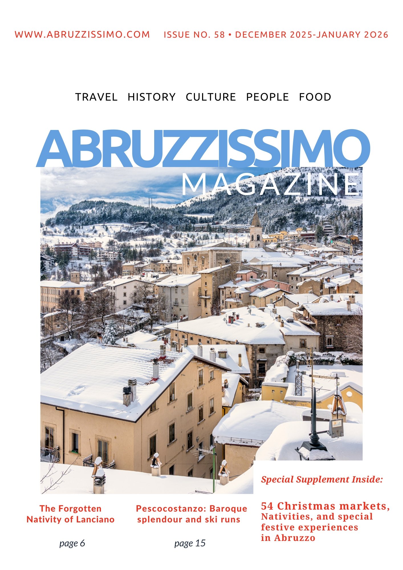 December 2025 - January 2026 ISSUE – ABRUZZISSIMO MAGAZINE